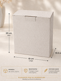 9 cajas de cartón + una caja de regalo en total 10 cajas