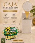 PROMOCIÓN: 25 cajas de Cartón con textura afelpada por 280