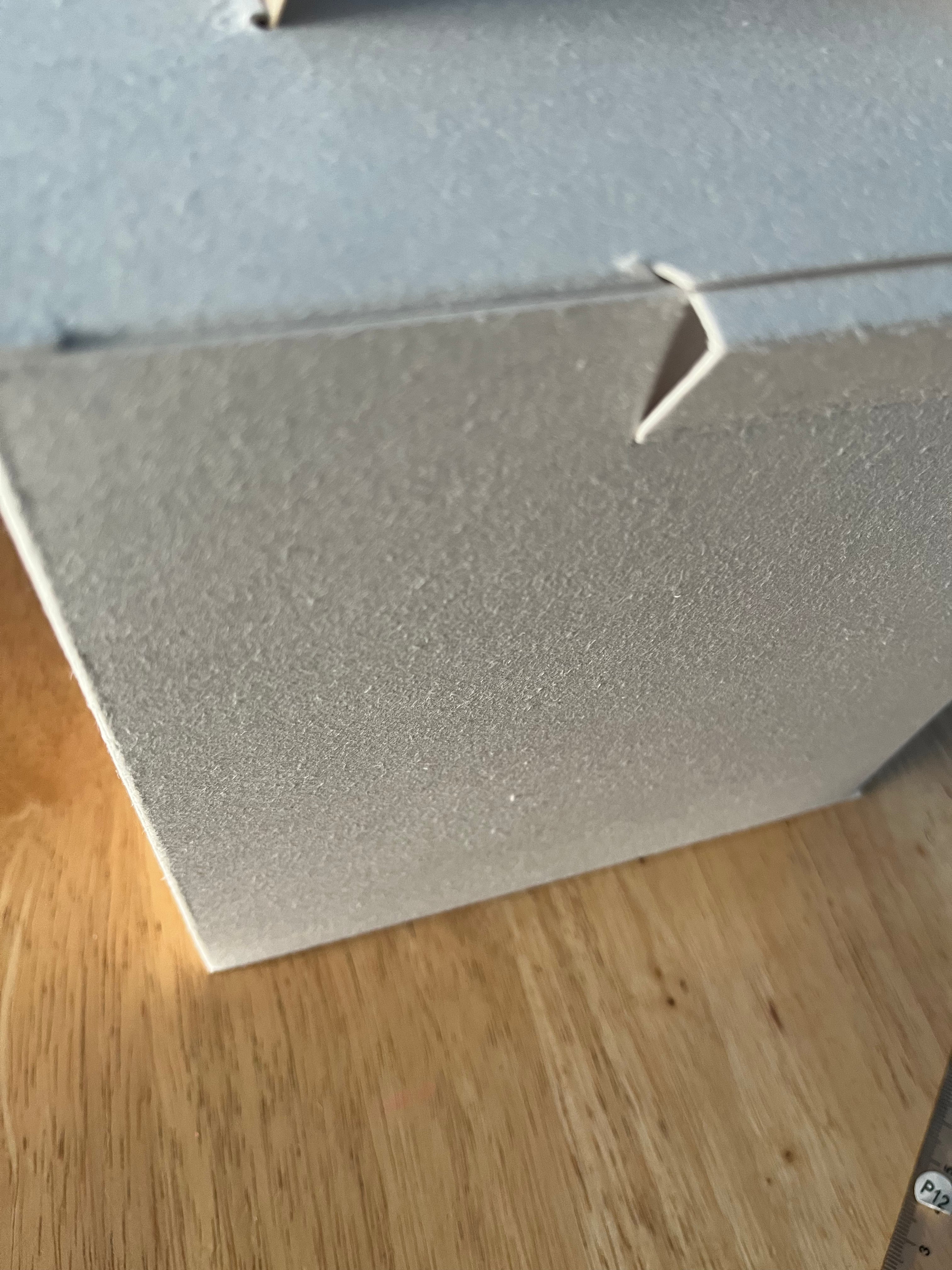 25 Cajas de carton acabado suave al tacto